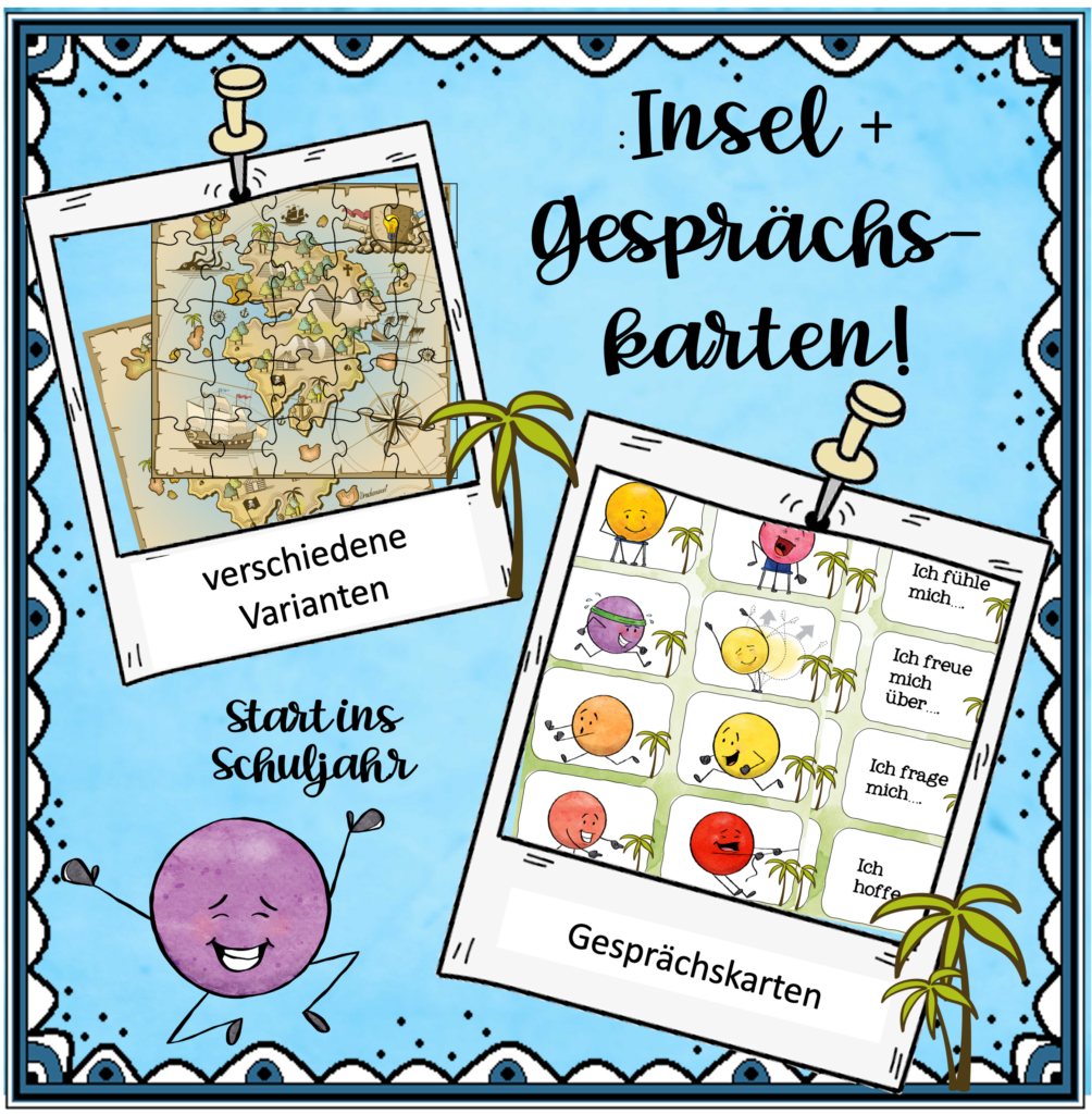 Start ins Schuljahr Thema Insel Insel + Gesprächskarten Materialtanten